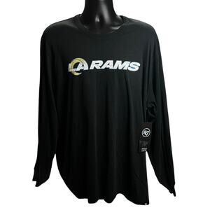Los Angeles Rams NFL Long Sleeve T-Shirt – ’47 Brand – Size XXL – Black 2021 NWT